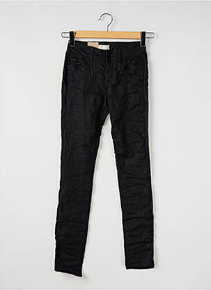 Pantalon slim taille basse taille basse noir TOM TAILOR femme