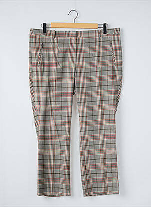 Pantalon 7/8 stretch taille normale gris MORE & MORE femme
