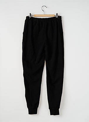 Pantalon droit fermeture zippée sous rabat boutonné noir RICH & ROYAL femme