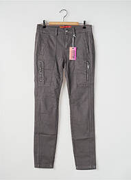 Pantalon slim poches gris STREET ONE femme