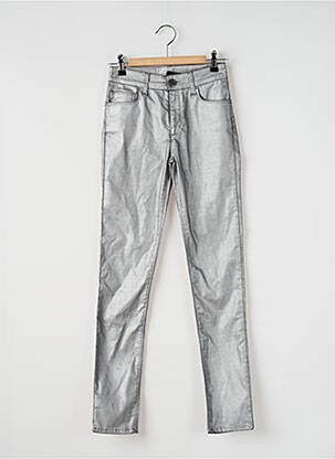 Pantalon slim gris ASTRID BLACK LABEL pour femme