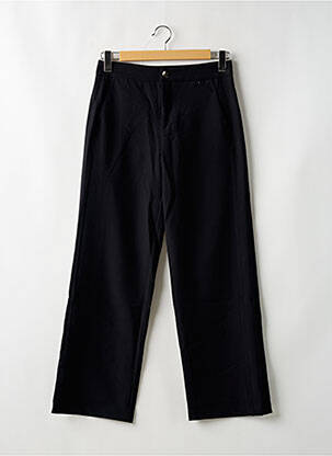Pantalon chino fermeture zippée sous rabat boutonné taille normale noir STREET ONE femme