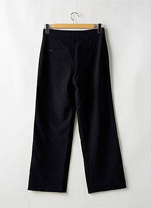 Pantalon chino fermeture zippée sous rabat boutonné taille normale noir STREET ONE femme