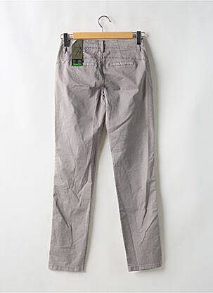 Pantalon chino taille basse taille basse gris STREET ONE femme