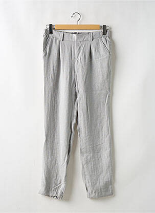 Pantalon droit taille à pinces taille normale gris STREET ONE femme