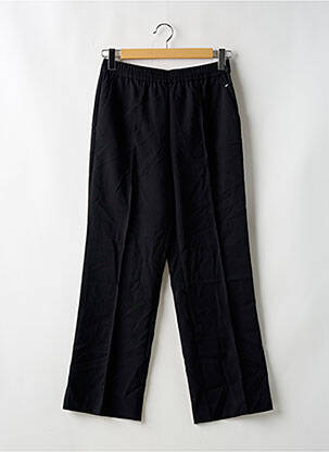 Pantalon droit stretch taille normale noir MANGO femme