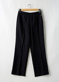 Pantalon droit stretch taille normale noir MANGO femme