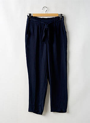 Pantalon droit coupe carotte taille haute bleu VERO MODA femme