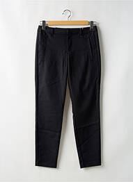 Pantalon chino taille basse taille basse noir FRANSA femme