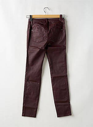 Jeans coupe slim stretch taille haute rouge STREET ONE femme
