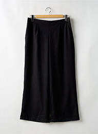 Pantalon large tissage crêpe taille normale noir VERO MODA femme