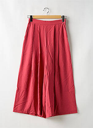 Pantacourt taille haute taille haute rouge MANGO femme