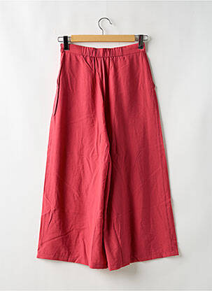 Pantacourt taille haute taille haute rouge MANGO femme
