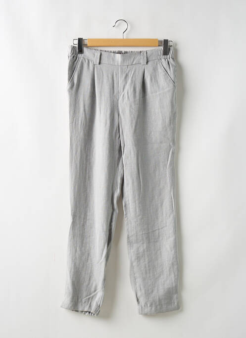 Pantalon droit taille à pinces taille normale gris STREET ONE femme