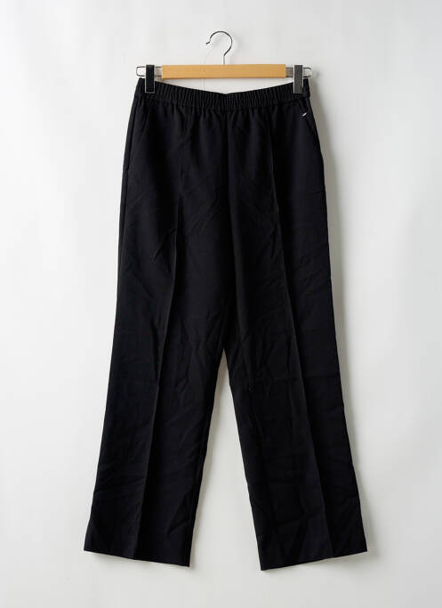 Pantalon droit stretch taille normale noir MANGO femme