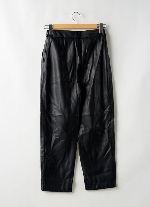 Pantalon droit coupe carotte taille normale noir MANGO femme