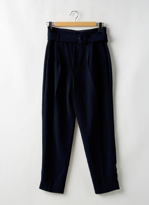 Pantalon droit bleu MANGO pour femme