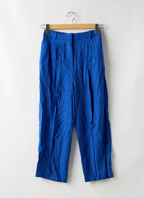 Pantalon droit bleu MANGO pour femme