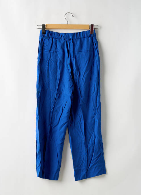 Pantalon droit bleu MANGO pour femme