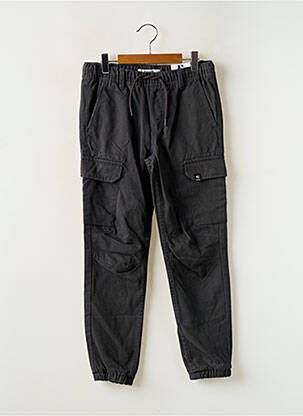 Pantalon cargo stretch taille élastique gris GARCIA garcon