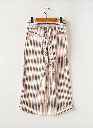 Pantalon large fermeture liens à nouer taille élastique rose GARCIA fille