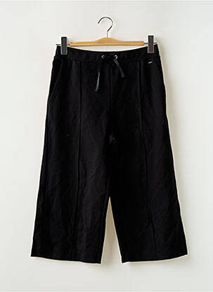 Pantalon large fermeture liens à nouer taille ajustable noir MAYORAL fille