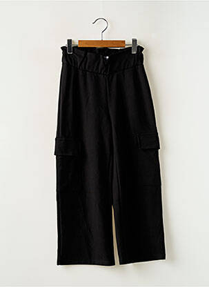 Pantalon cargo tissage jersey taille ajustable noir NAME IT fille