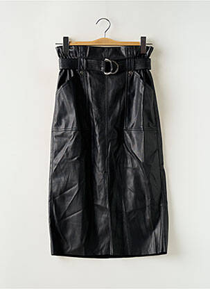 Jupe mi-longue taille haute noir ONLY femme