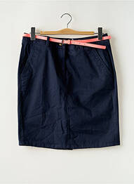 Jupe mi-longue coupe droite bleu TOM TAILOR femme