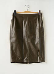 Jupe mi-longue marron MANGO pour femme seconde vue