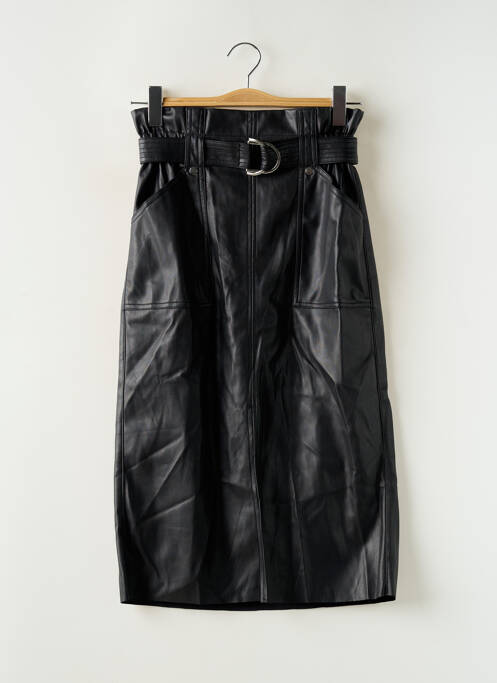 Jupe mi-longue taille haute noir ONLY femme