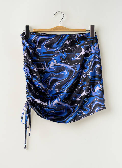 Jupe courte bleu OLGA LEYERS pour femme