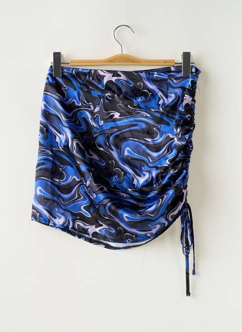 Jupe courte bleu OLGA LEYERS pour femme