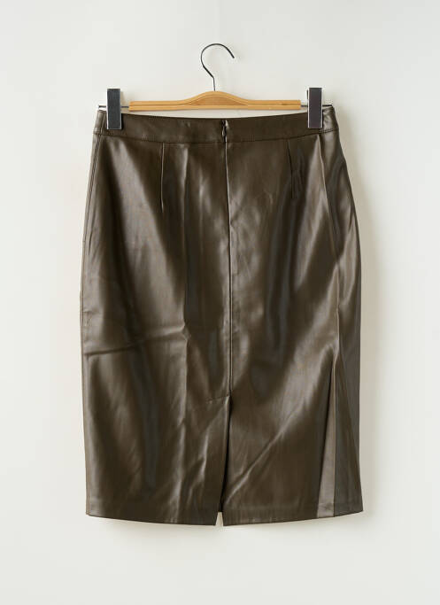 Jupe mi-longue marron MANGO femme