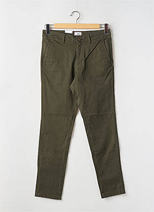 Pantalon chino tissage popeline taille normale vert JACK & JONES homme