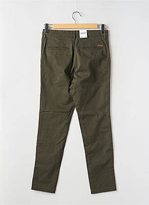 Pantalon chino tissage popeline taille normale vert JACK & JONES homme