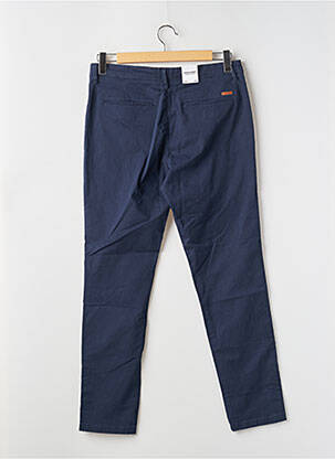 Pantalon chino tissage popeline taille normale bleu JACK & JONES homme