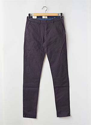 Pantalon chino tissage popeline taille normale violet SCOTCH & SODA homme