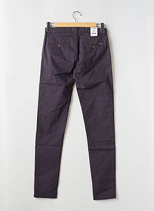 Pantalon chino tissage popeline taille normale violet SCOTCH & SODA homme