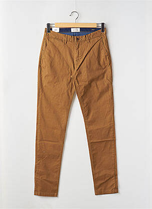 Pantalon chino tissage popeline taille normale jaune SCOTCH & SODA homme