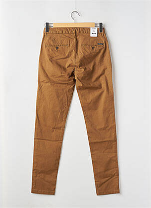 Pantalon chino tissage popeline taille normale jaune SCOTCH & SODA homme