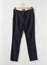 Pantalon chino tissage chiné taille haute noir LYLE & SCOTT homme