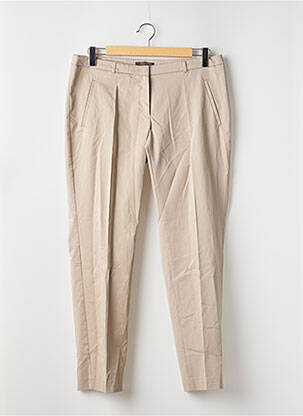 Pantalon chino fermeture zippée sous rabat avec crochet taille normale beige ESPRIT homme
