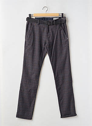 Pantalon chino imprimé imprimé prince de galle taille normale bleu TOM TAILOR homme