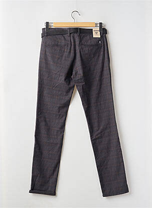 Pantalon chino imprimé imprimé prince de galle taille normale bleu TOM TAILOR homme