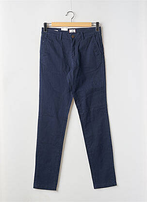 Pantalon chino tissage popeline taille normale bleu JACK & JONES homme