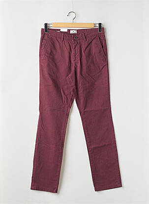 Pantalon chino stretch taille normale rouge JACK & JONES homme