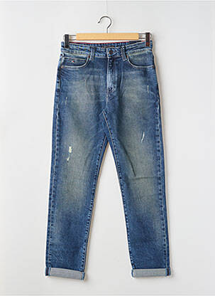 Jeans coupe droite stretch taille ajustable bleu TOMMY HILFIGER garçon