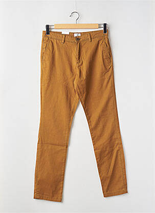 Pantalon chino tissage popeline taille normale jaune JACK & JONES homme