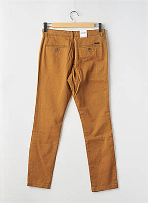 Pantalon chino tissage popeline taille normale jaune JACK & JONES homme
